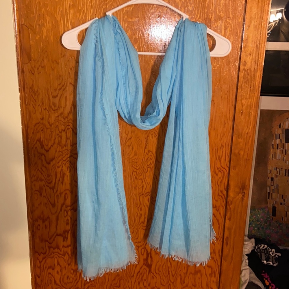 Light blue scarf/pashmina